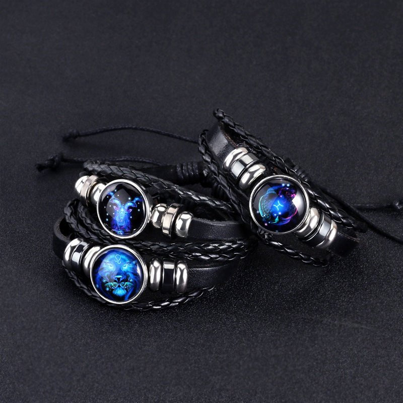 12 Zodiac Constellation Bracelet For Men - Prime Street