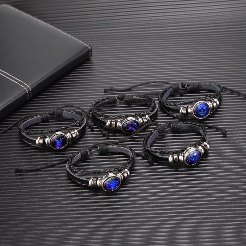 12 Zodiac Constellation Bracelet For Men - Prime Street