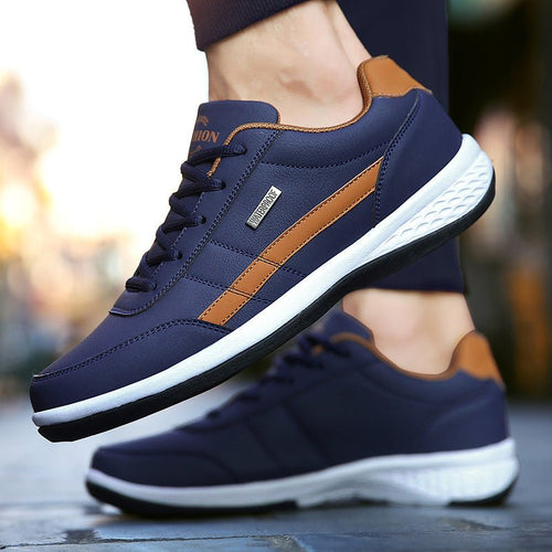 Casual Shoe Italian Breathable Leisure Male Sneakers Non-slip Footwear Men Vulcanized Shoes - Prime Street