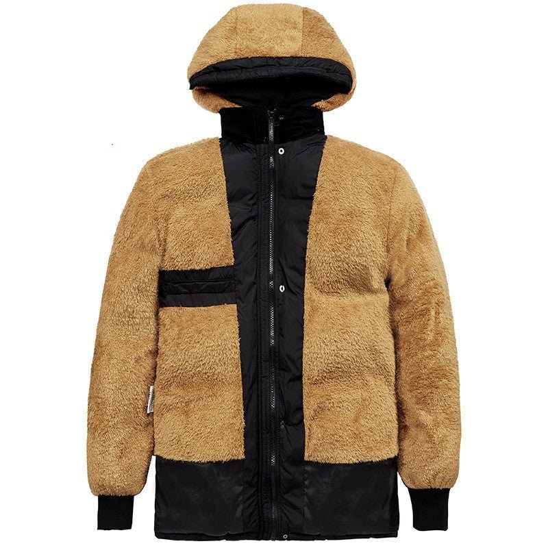 Clothing plus velvet padded jacket men winter - Prime Street