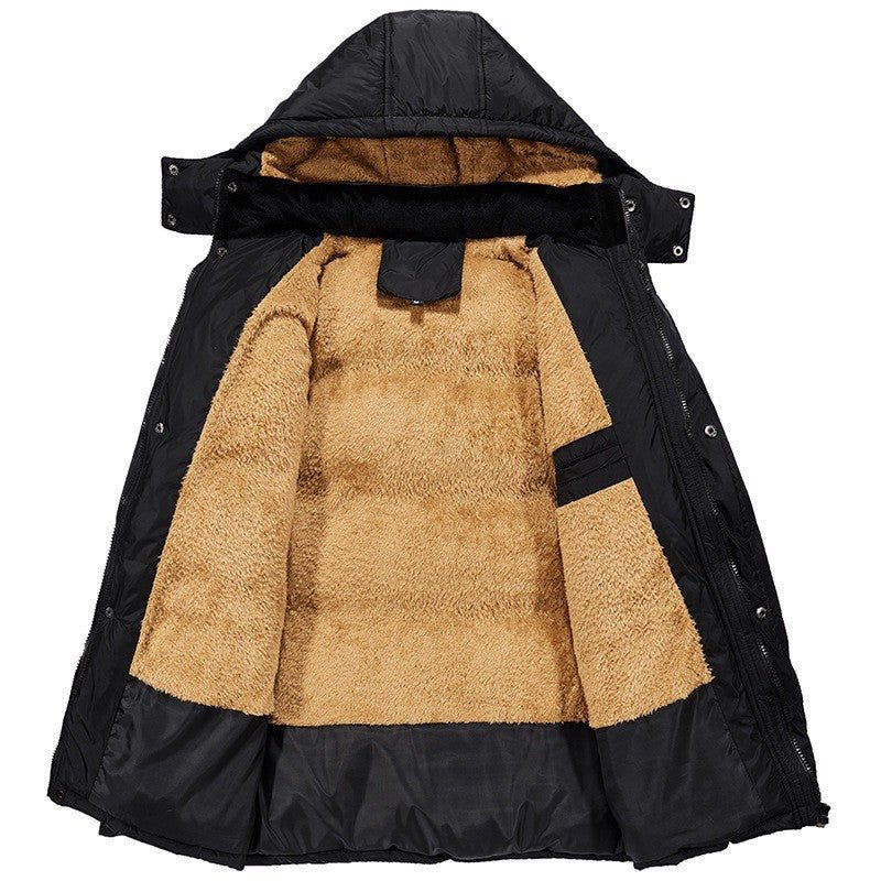 Clothing plus velvet padded jacket men winter - Prime Street