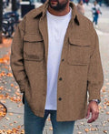 Coat Men Polo Collar Top Men Fashion Work Clothes - Prime Street
