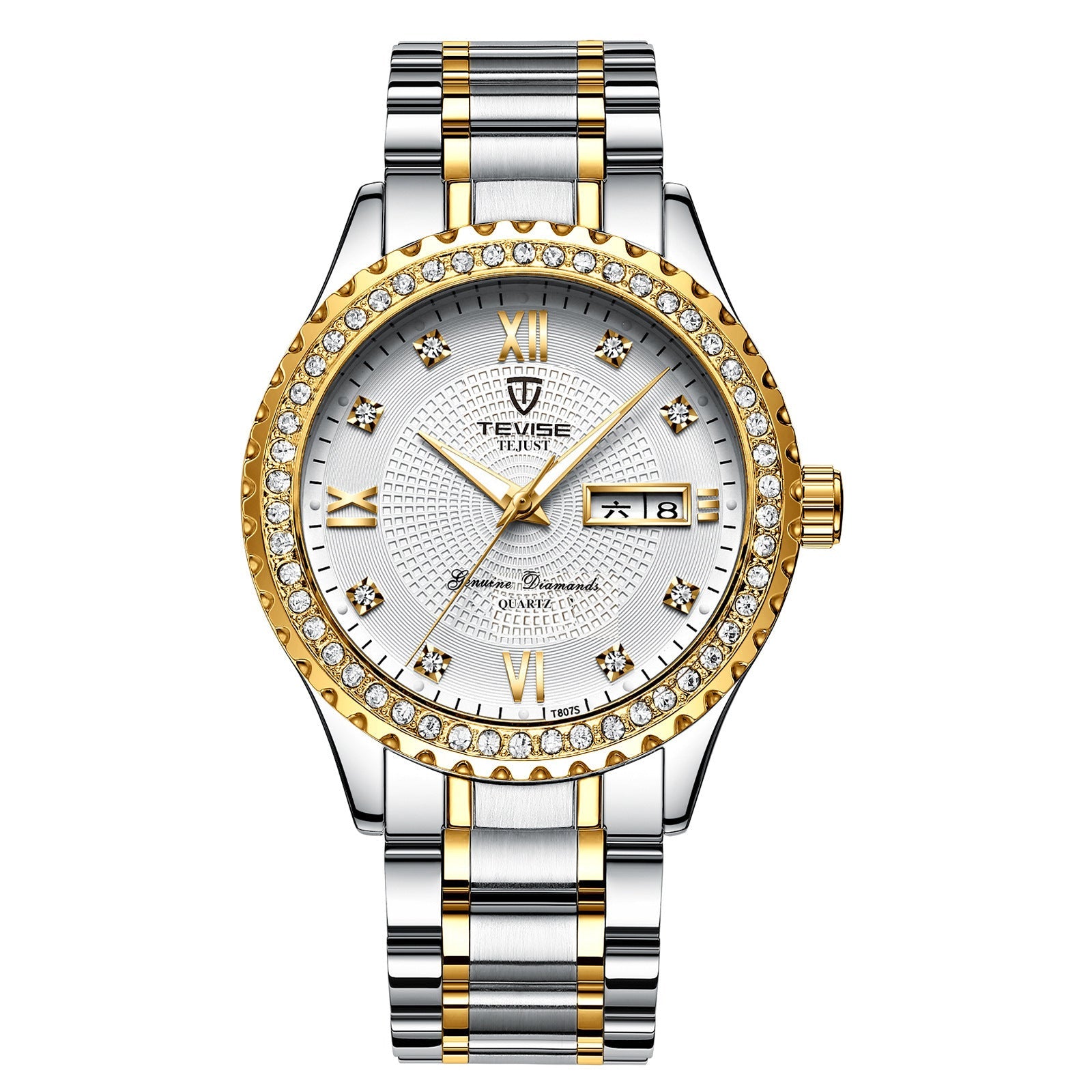 Couple Watches Quartz Gold Diamond Minimalist Wristwatches - Prime Street