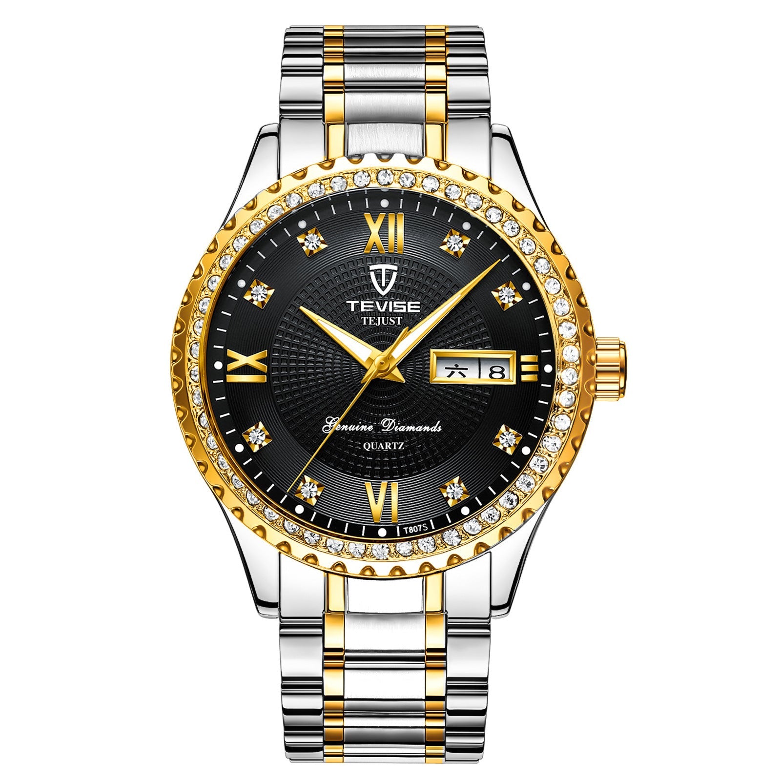 Couple Watches Quartz Gold Diamond Minimalist Wristwatches - Prime Street