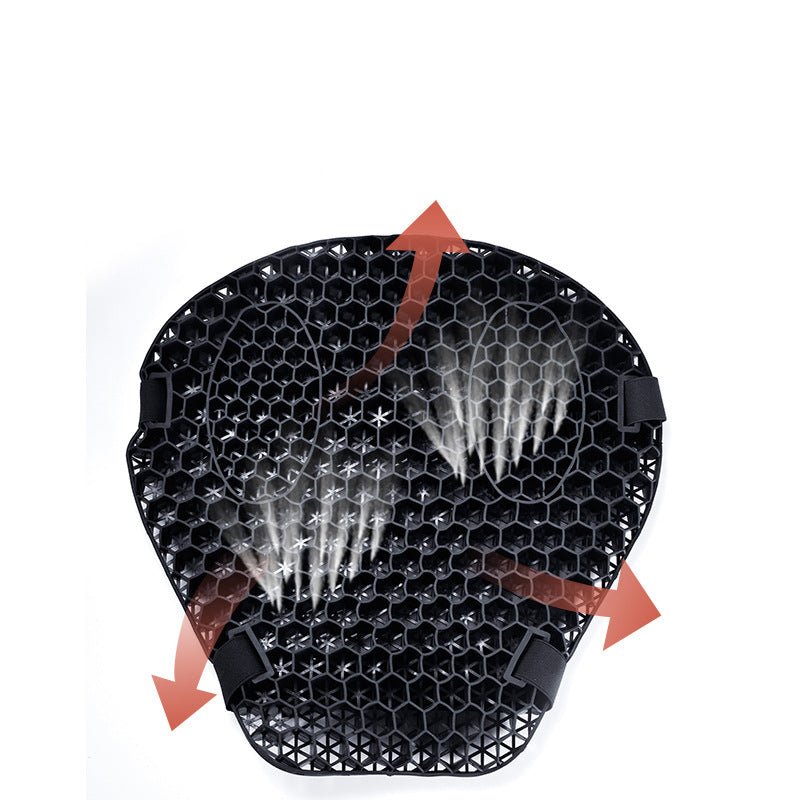 Damping Type Motorcycle Seat Cushion Four Seasons Breathable Electric Car Seat Cushion Motorcycle Safety Accessories - Prime Street