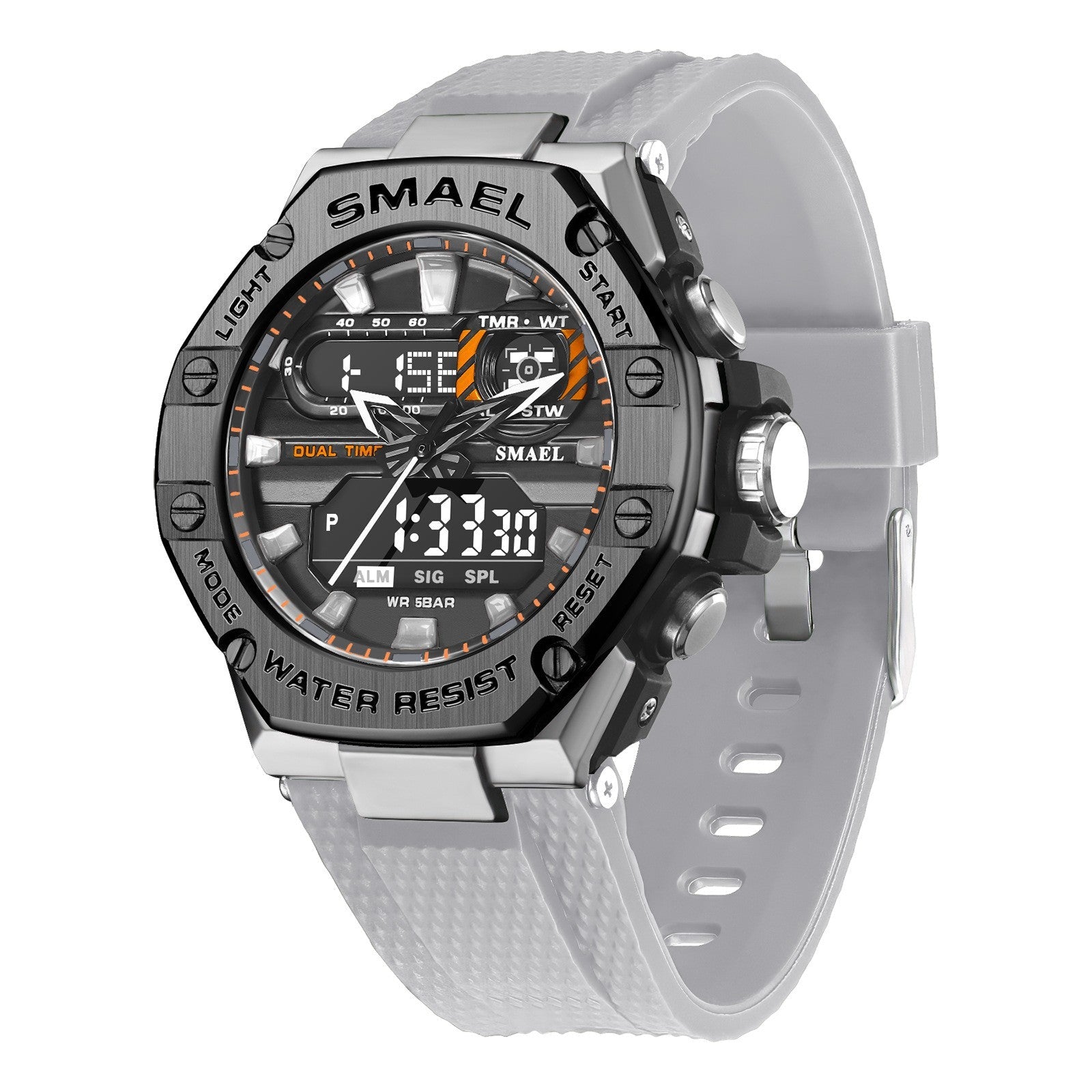 Digital Alloy Electronic Watch Men - Prime Street