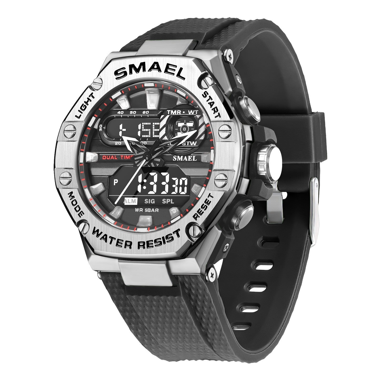 Digital Alloy Electronic Watch Men - Prime Street