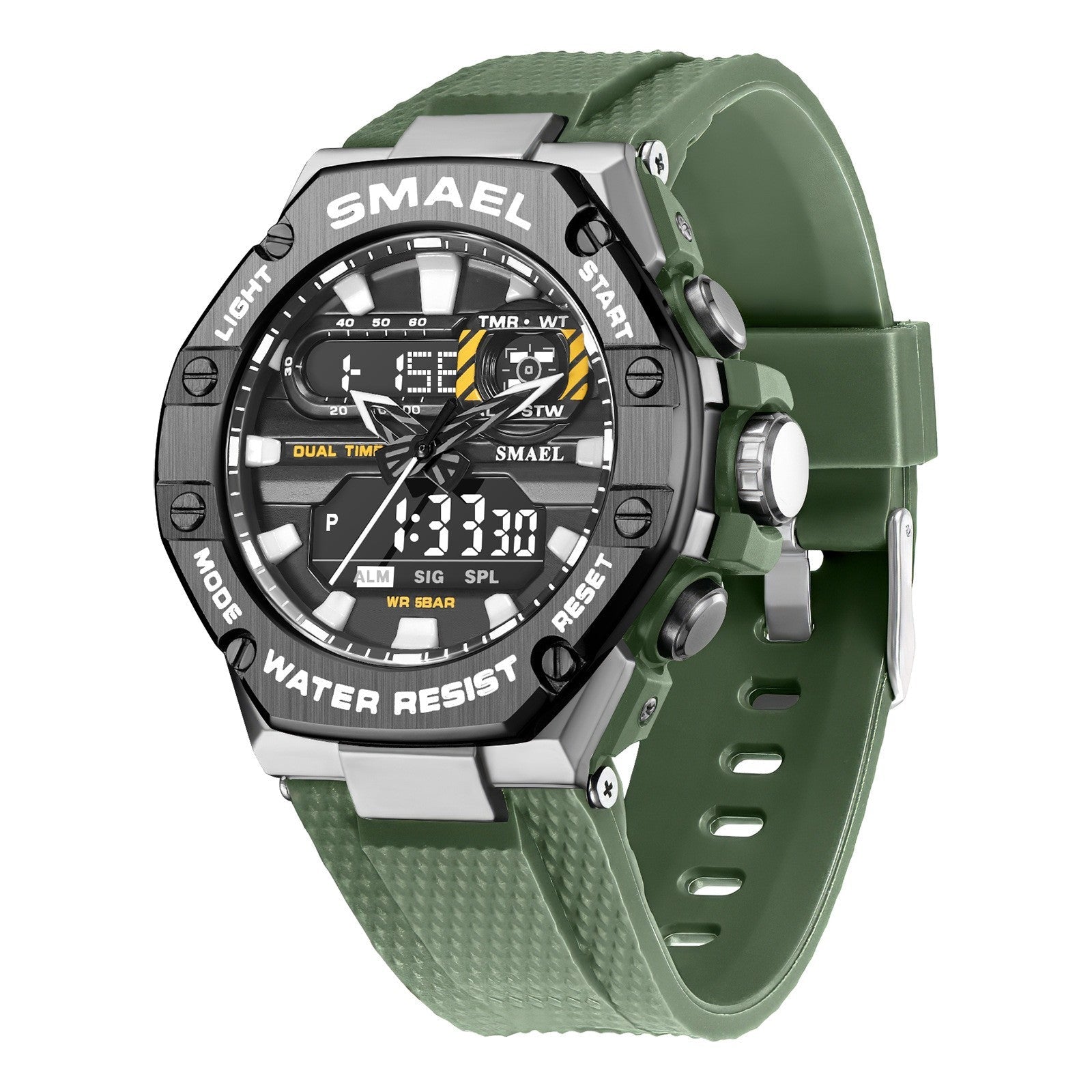 Digital Alloy Electronic Watch Men - Prime Street