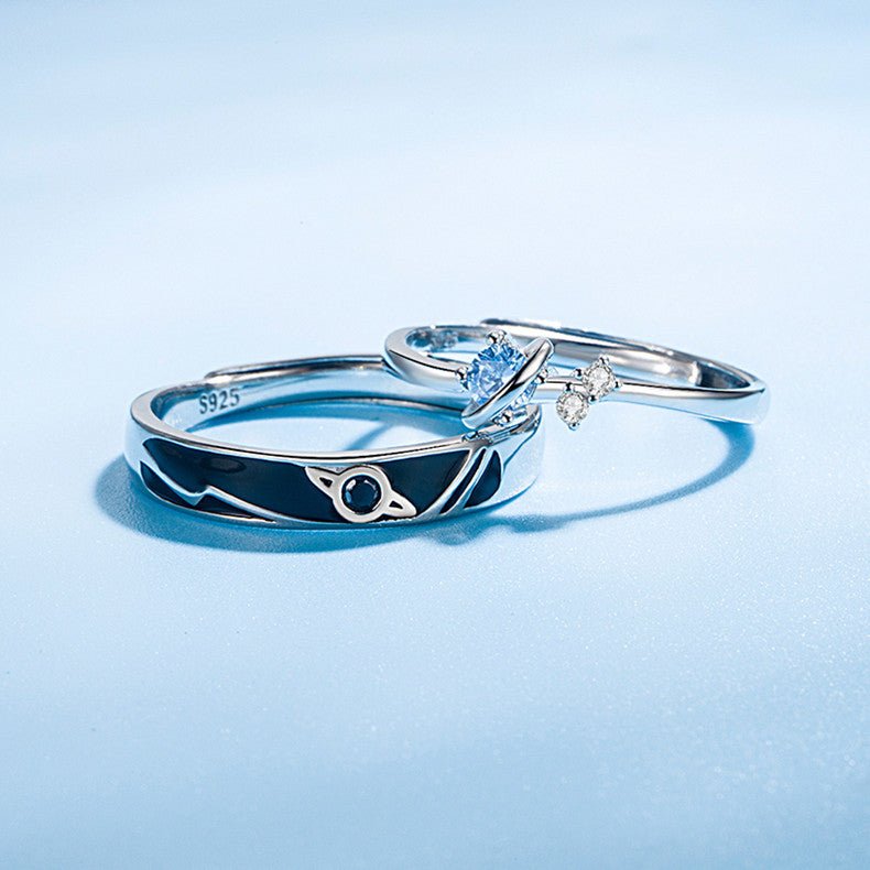 Dream Planet Couple Rings Fashion Personality Rings Men and Women Rings - Prime Street