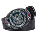 Eagle Buckle Genuine Leather Men's Casual Belt Leisure Fashion Clothing Accessories - Prime Street