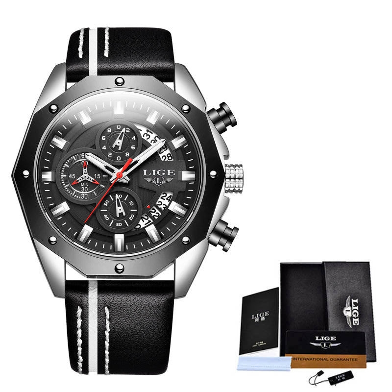 Fashion Mens Watches Top Brand Luxury Silicone Sport Watch Men Quartz Date Clock Waterproof Wristwatch Chronograph - Prime Street