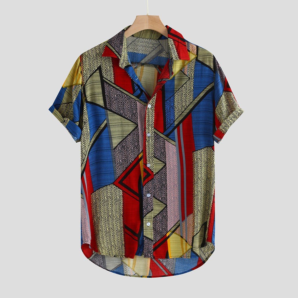 Hawaii Shirts Men Hip Hop Printing Shirts - Prime Street
