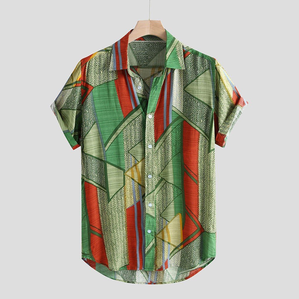 Hawaii Shirts Men Hip Hop Printing Shirts - Prime Street