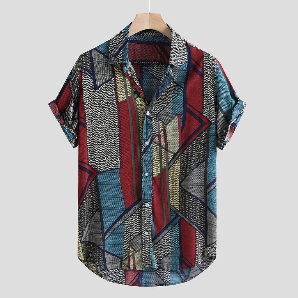 Hawaii Shirts Men Hip Hop Printing Shirts - Prime Street