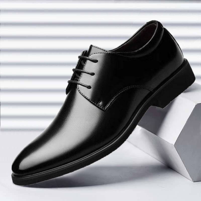 Mazefeng Men Leather Shoes Casual Top Quality Oxfords Men Genuine Leather Dress Shoes Business Formal Shoe Plus Size Wedding 44 - Prime Street
