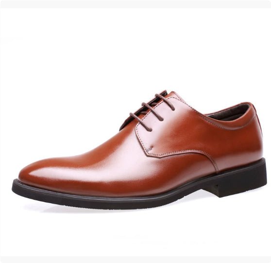 Mazefeng Men Leather Shoes Casual Top Quality Oxfords Men Genuine Leather Dress Shoes Business Formal Shoe Plus Size Wedding 44 - Prime Street