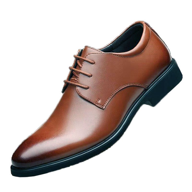 Mazefeng Men Leather Shoes Casual Top Quality Oxfords Men Genuine Leather Dress Shoes Business Formal Shoe Plus Size Wedding 44 - Prime Street