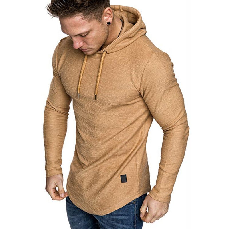 Men Hoodie Sweatshirt Casual Long Sleeve Slim Tops Gym T-shir - Prime Street