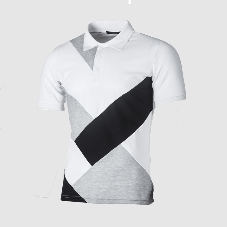 Men Polo Shirt Casual Cotton T Shirts Men's Casual Short Sleeve Pol - Prime Street