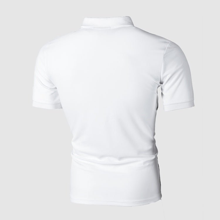 Men Polo Shirt Casual Cotton T Shirts Men's Casual Short Sleeve Pol - Prime Street