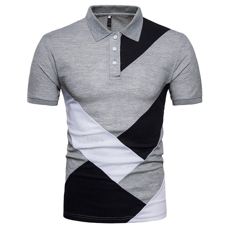 Men Polo Shirt Casual Cotton T Shirts Men's Casual Short Sleeve Pol - Prime Street