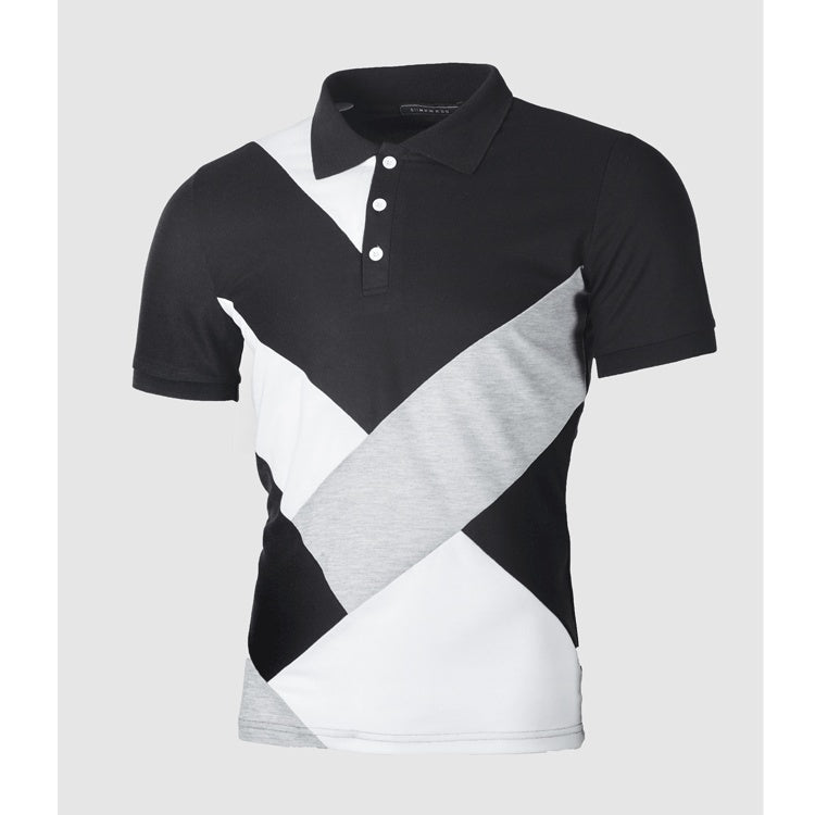 Men Polo Shirt Casual Cotton T Shirts Men's Casual Short Sleeve Pol - Prime Street