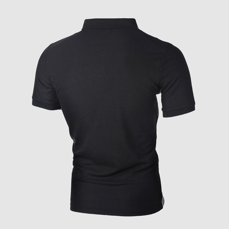 Men Polo Shirt Casual Cotton T Shirts Men's Casual Short Sleeve Pol - Prime Street