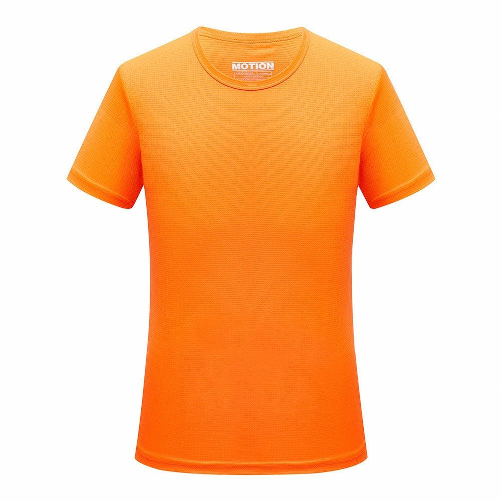 Men Quick Dry T Shirt Running Slim Fit Top Tees Solid Shirts - Prime Street