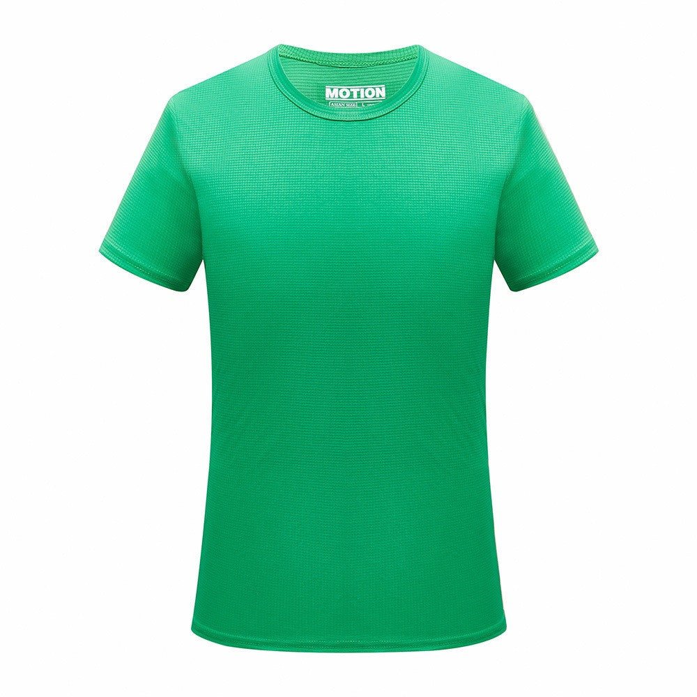 Men Quick Dry T Shirt Running Slim Fit Top Tees Solid Shirts - Prime Street