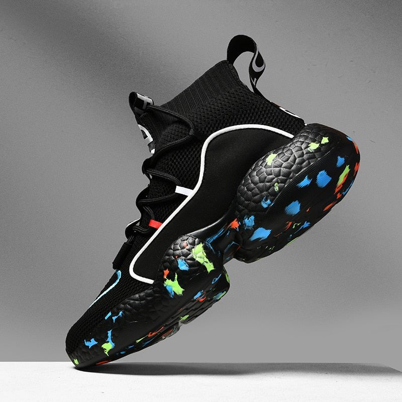 Men Sneakers Summer Fashion Running Shoes Breathable Men Vulcanize Shoes Flat Soft tennis Shoes - Prime Street