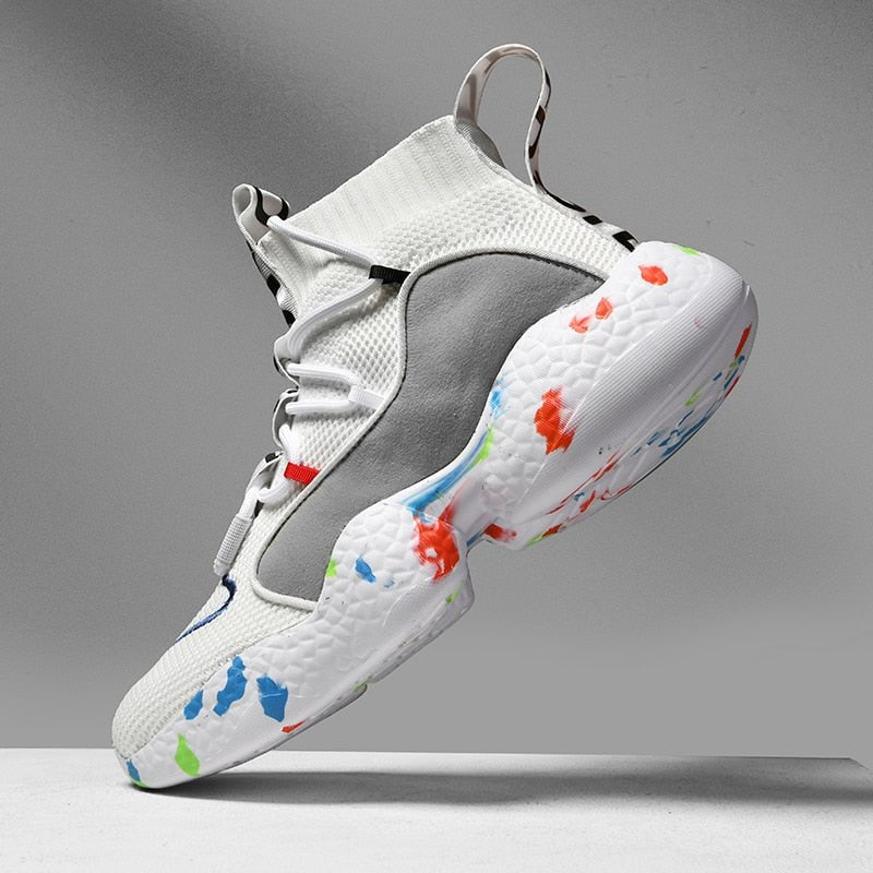 Men Sneakers Summer Fashion Running Shoes Breathable Men Vulcanize Shoes Flat Soft tennis Shoes - Prime Street