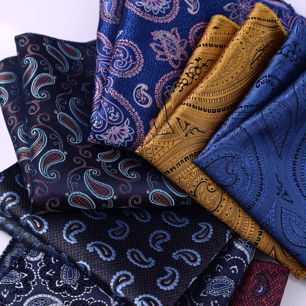 Men's Formal Dress Accessories Business Casual Printing Pocket Square - Prime Street