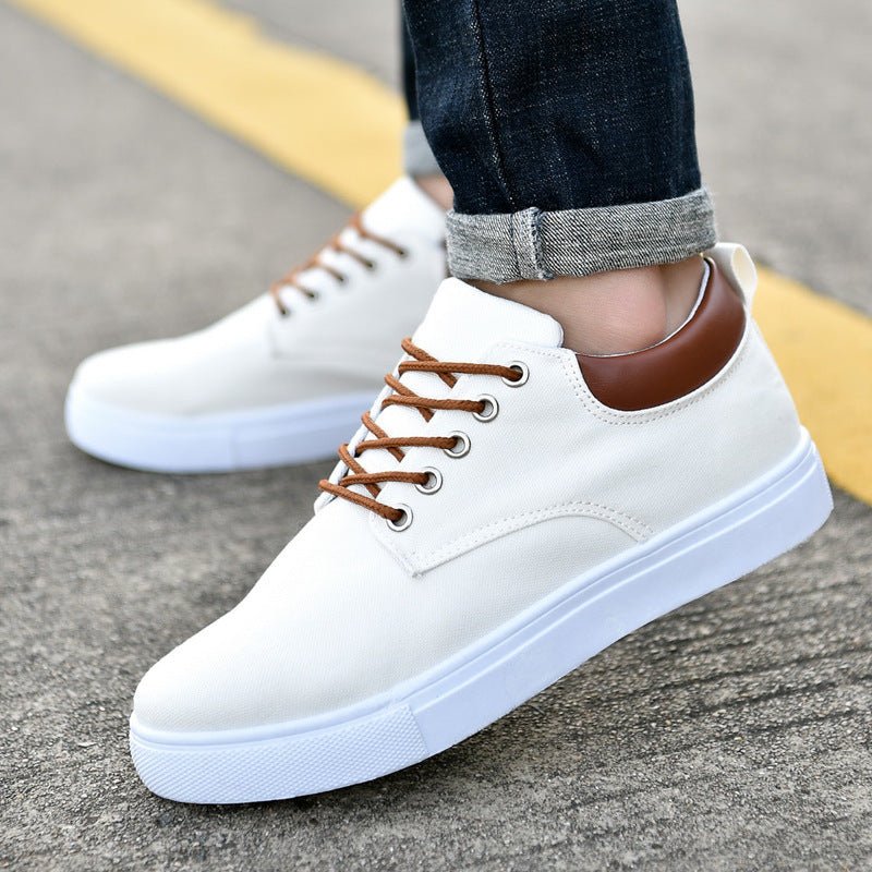 New Canvas Shoes Men Big Shoe 46 47 Man Sneakers Shoes - Prime Street