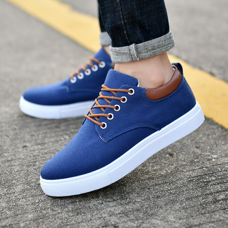 New Canvas Shoes Men Big Shoe 46 47 Man Sneakers Shoes - Prime Street