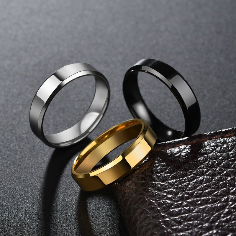 Niche Rings For Men And Women Stainless Steel Couple Rings - Prime Street
