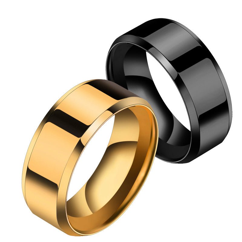 Niche Rings For Men And Women Stainless Steel Couple Rings - Prime Street