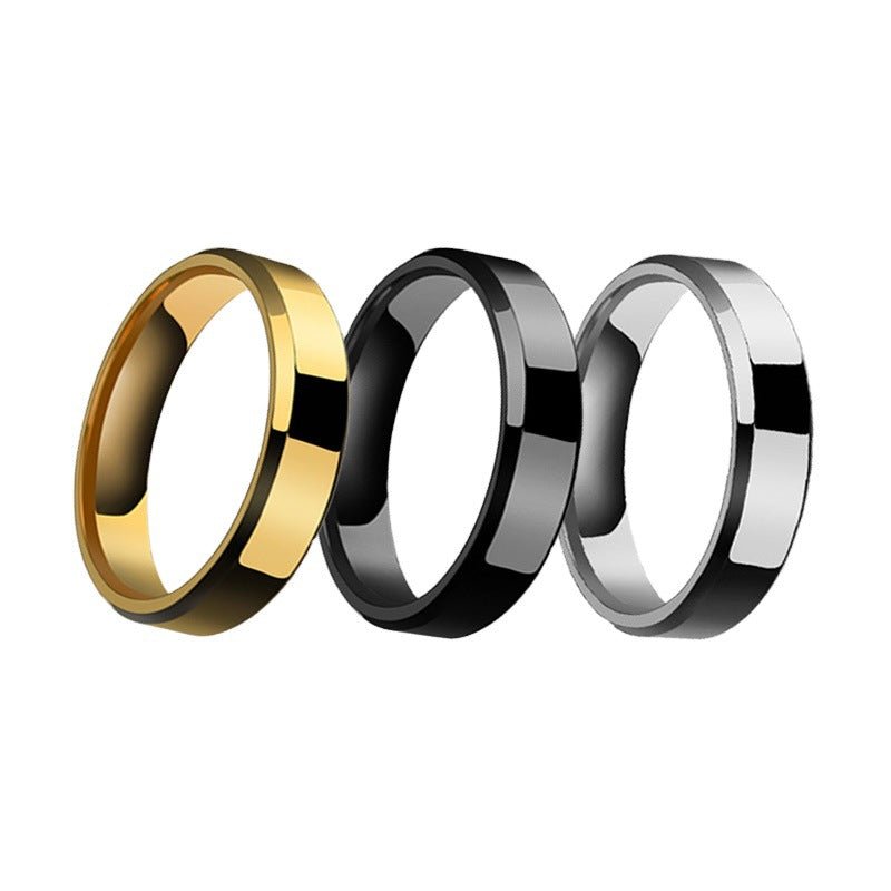 Niche Rings For Men And Women Stainless Steel Couple Rings - Prime Street