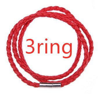 Personalized Mens Braided Genuine Leather Bracelet Stainless Steel Custom Beads Name Charm Bracelet For Men With Family Names - Prime Street