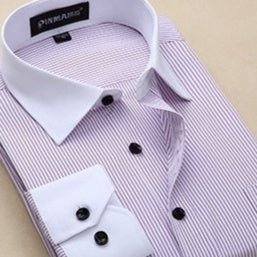 Plus Size Men Business Long Sleeve Shirts - Prime Street