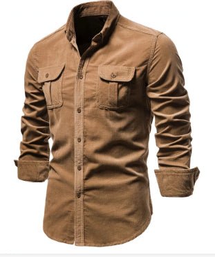 Shirts For Men Wear Shirt College Tops Longsleeve Blue - Prime Street