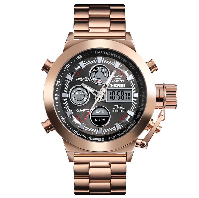 Skmei Wristwatches Men Skmei Hot Selling Outdoor Sports Waterproof Men's Steel Strap Watch Wholesale - Prime Street
