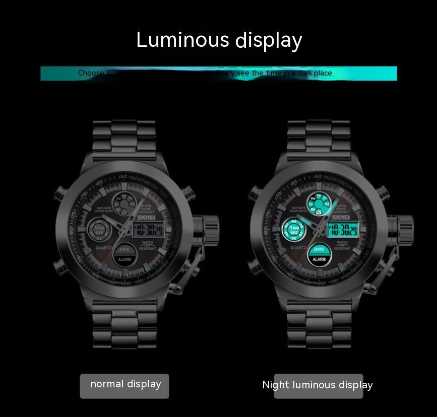 Skmei Wristwatches Men Skmei Hot Selling Outdoor Sports Waterproof Men's Steel Strap Watch Wholesale - Prime Street