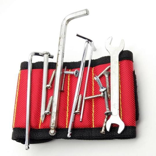 Strong magnetic wrist strap practical magnet holding scissors tool screw accessories pickup 1680D magnetic wrist strap - Prime Street