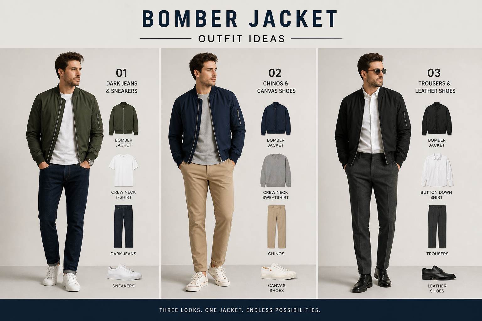 what pants and shoes go best with bomber jackets 1783469006201