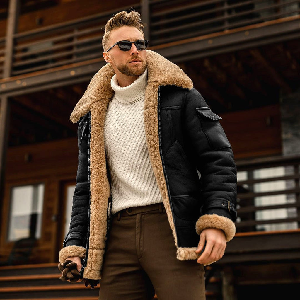 Winter Jacket Mens Military Fleece Warm Jackets Male Fur Collar Coats Army Tactical Jacket - Prime Street